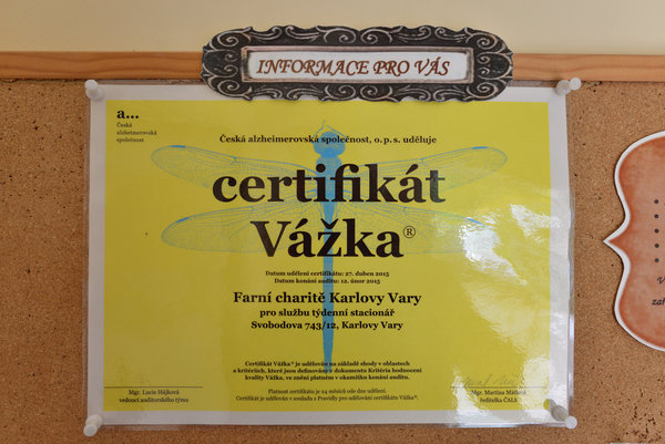 certifikát